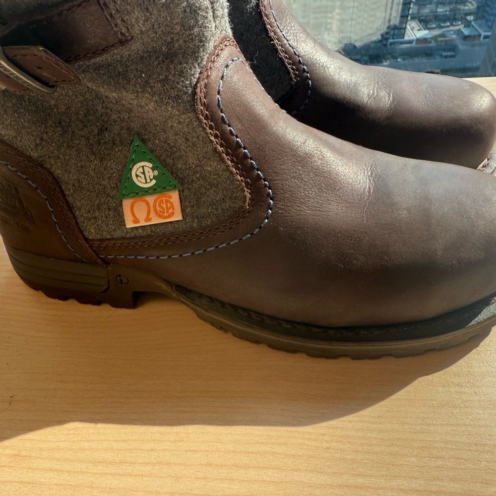 Caterpillar “Jace St” Sz 7 MINT worn briefly Women's steel toed work boots - Picture 8 of 16